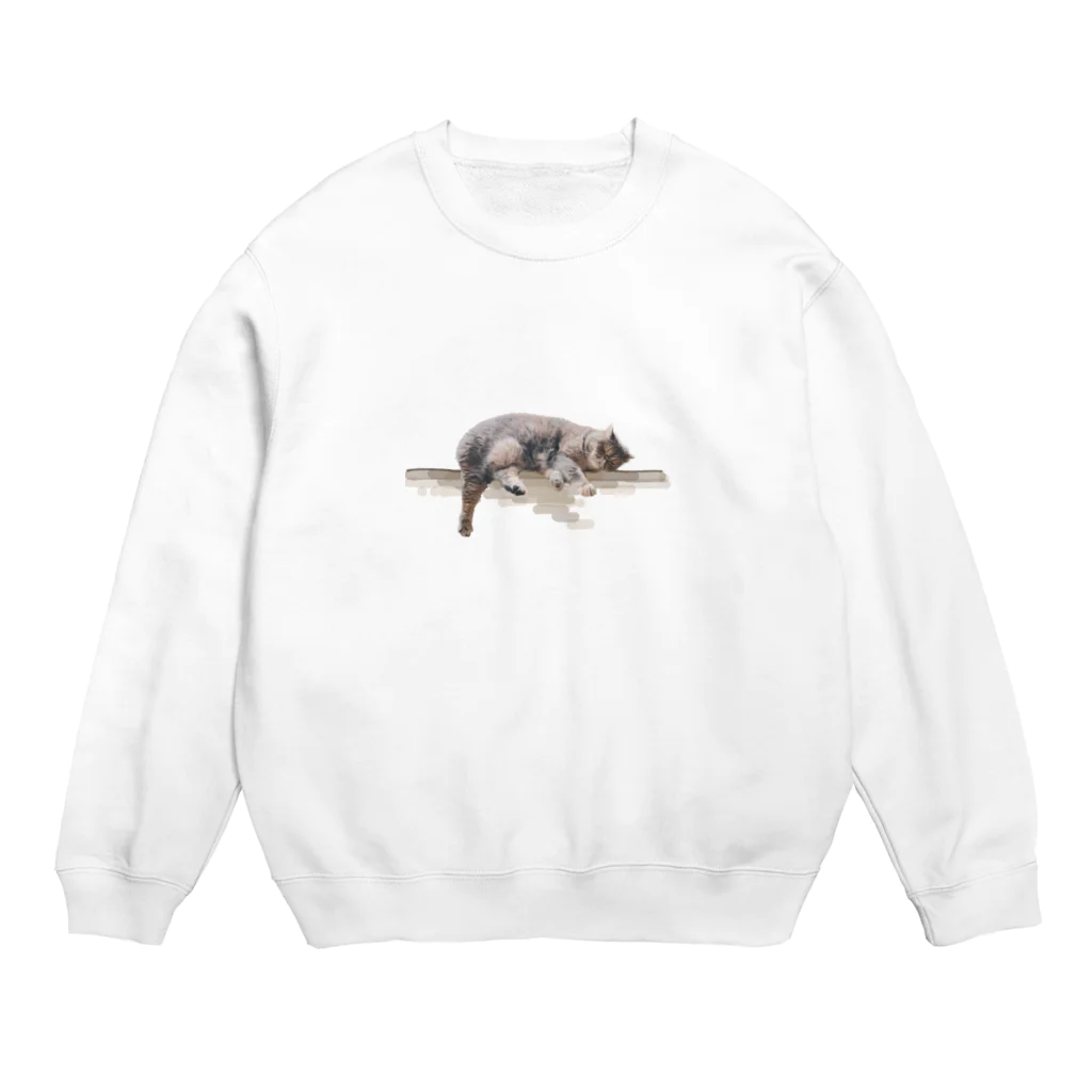 ネモちゃんのおうちの足投げ出しネモちゃん2 Crew Neck Sweatshirt