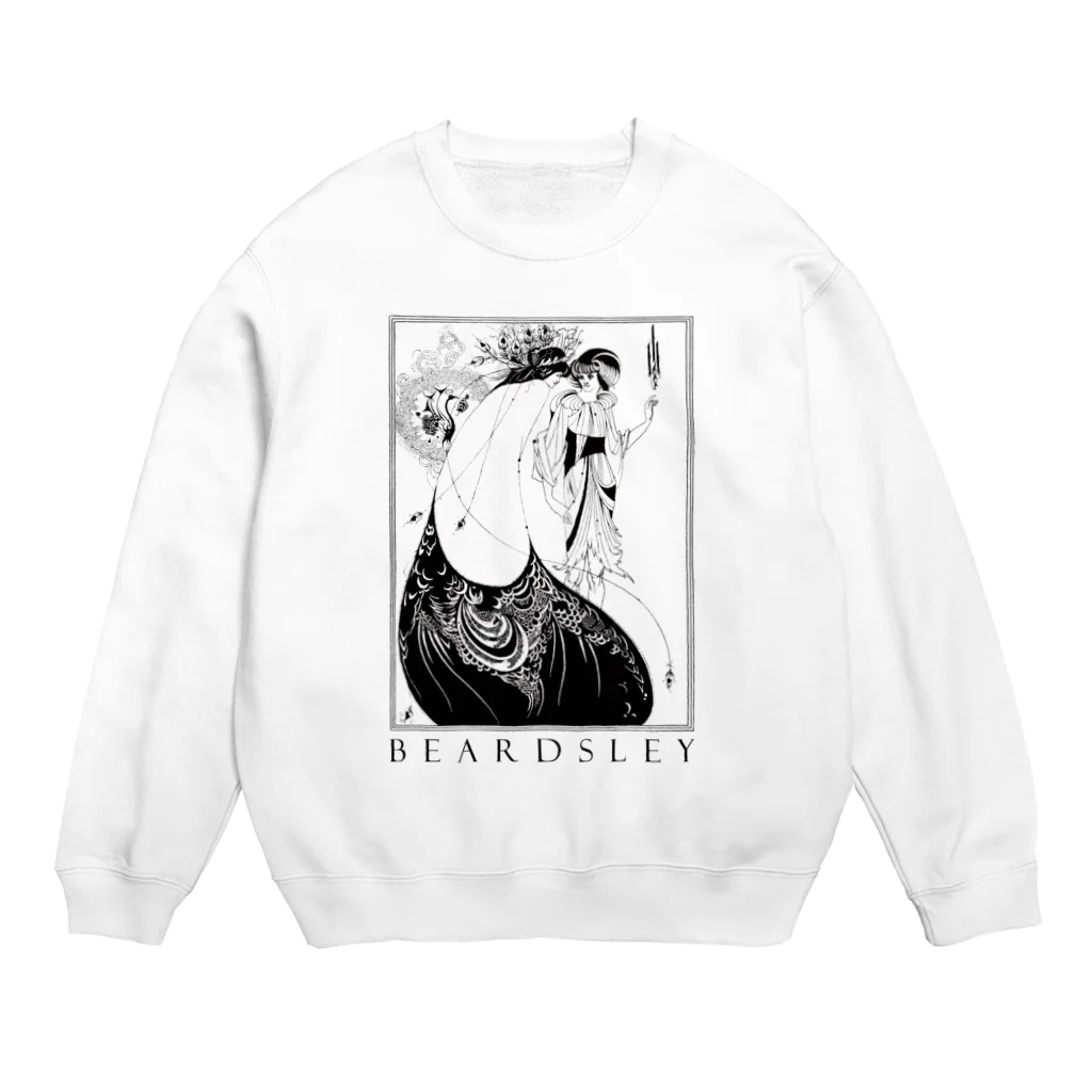 Hungry Freaksのビアズリー「孔雀のスカート」 Crew Neck Sweatshirt