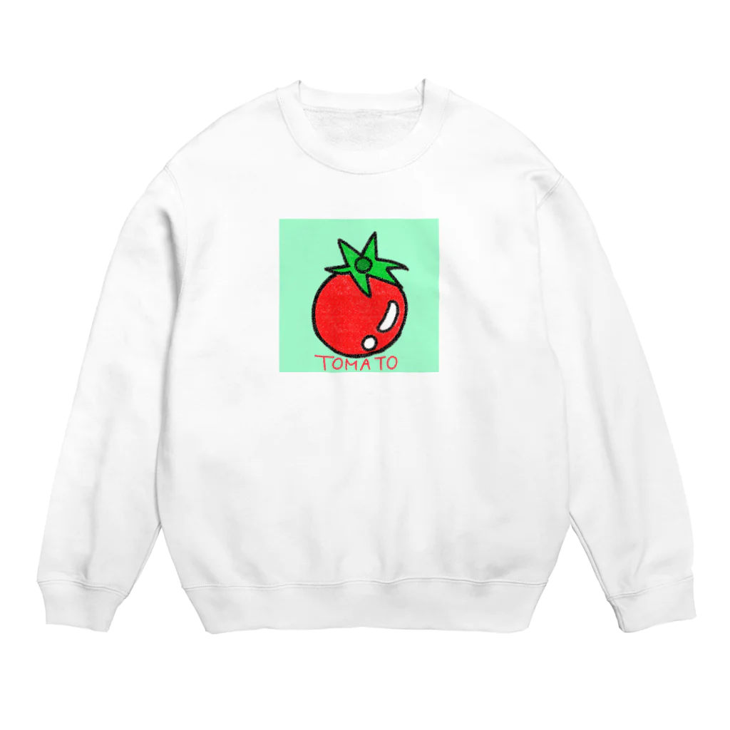 みつまめこshopのtomato Crew Neck Sweatshirt