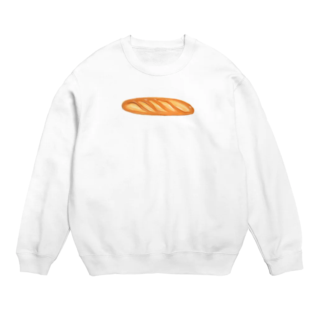 pan appetit!のフランスパンマン Crew Neck Sweatshirt