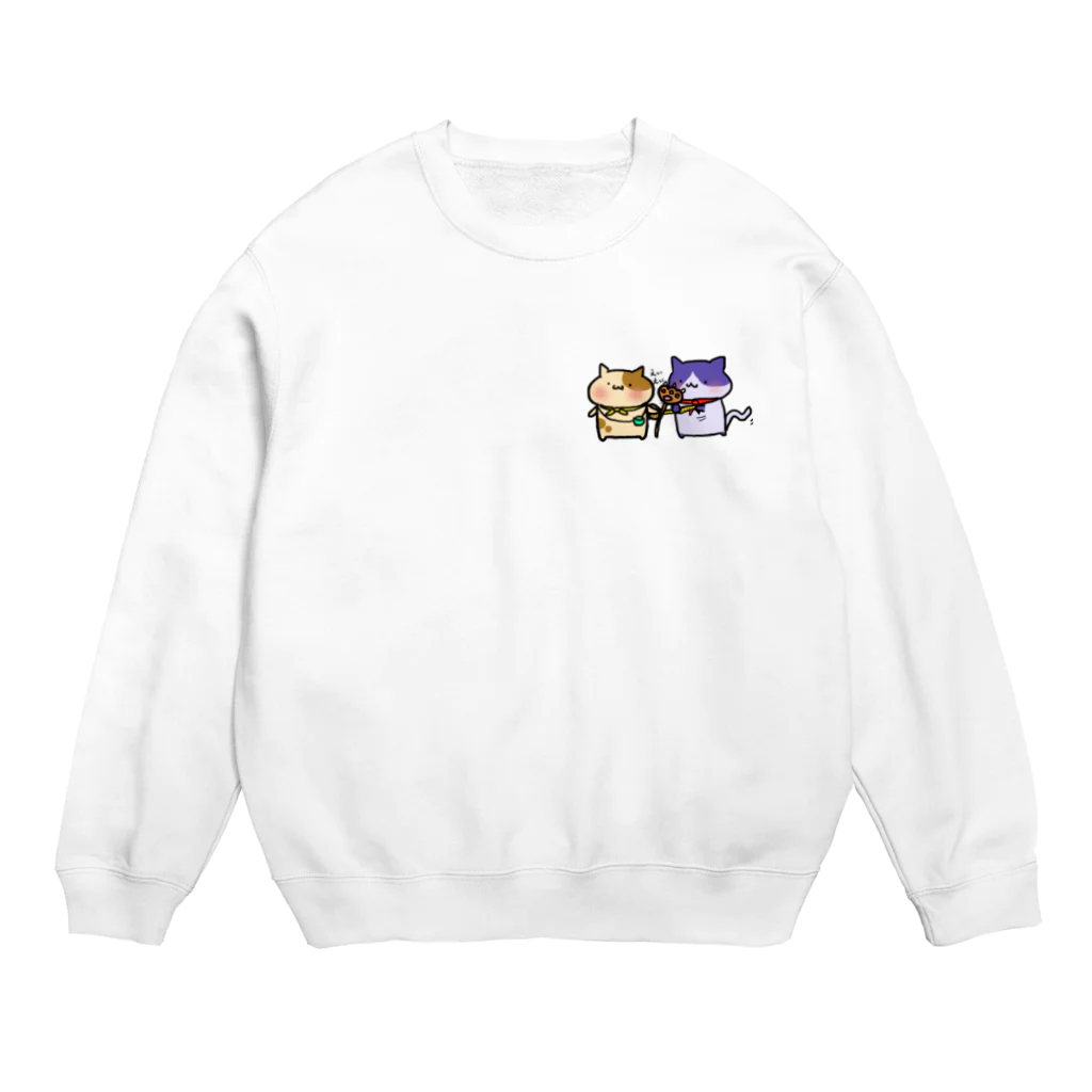 きなこ。のもちねこさん日和 Crew Neck Sweatshirt