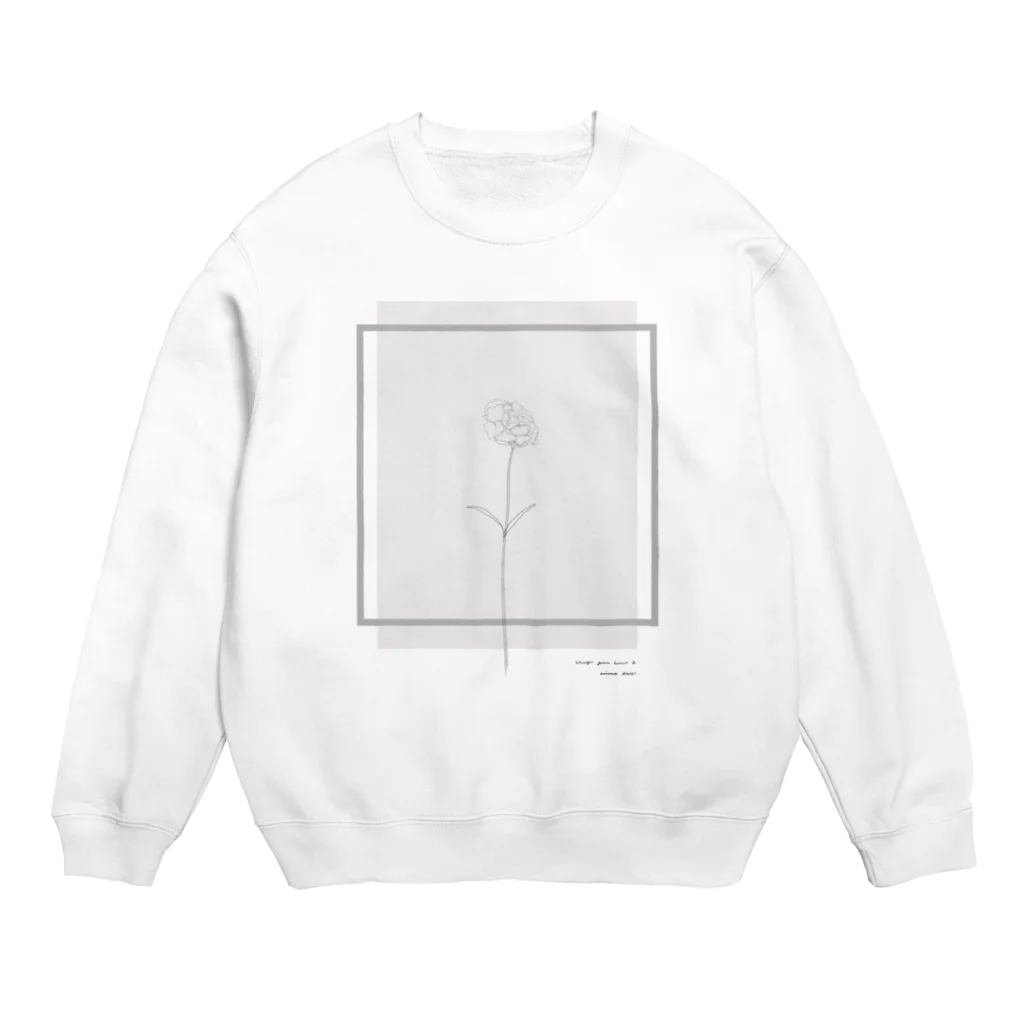 rilybiiの Graypink Carnation . Crew Neck Sweatshirt