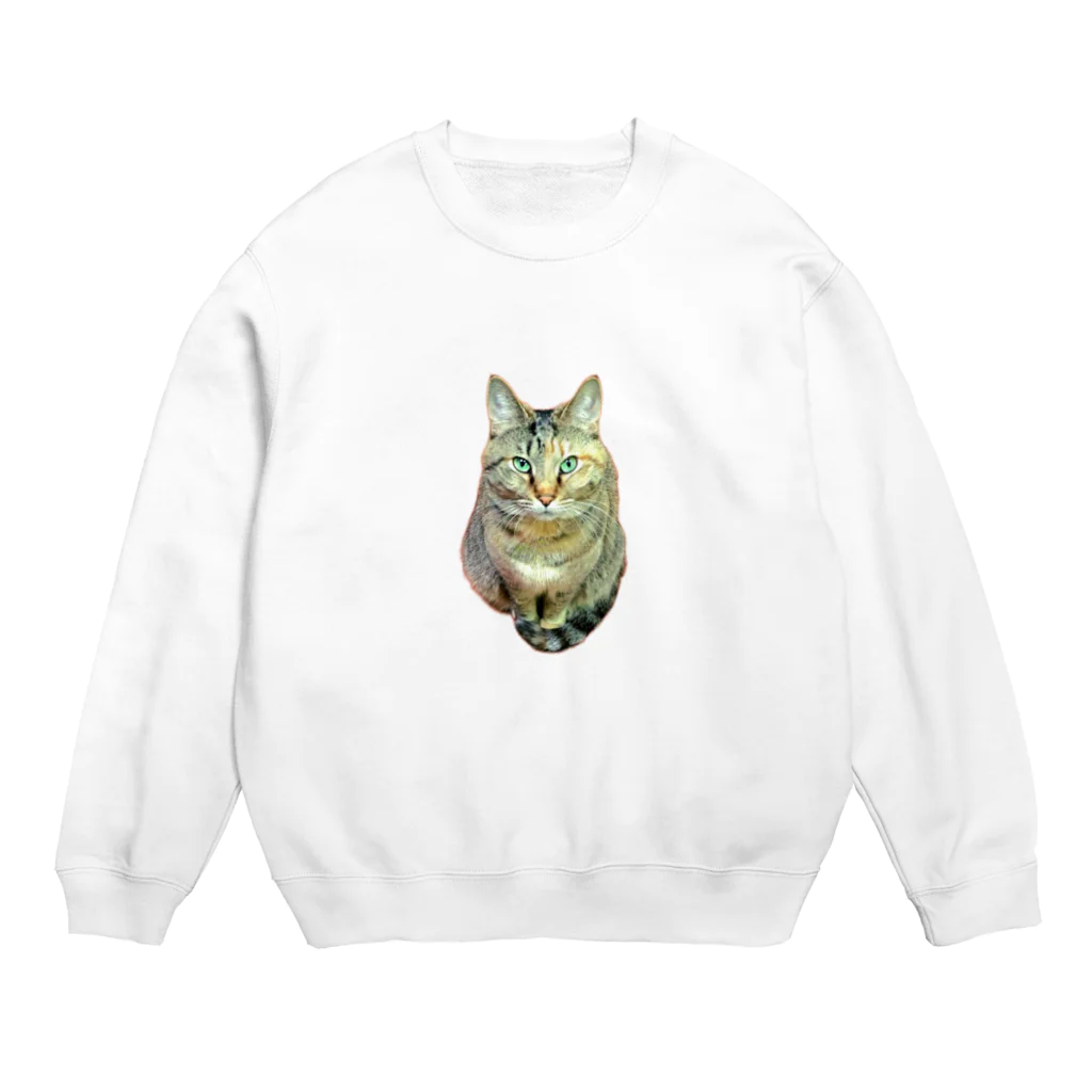 桃くるみSHOPのしっぽマフラーにゃん Crew Neck Sweatshirt