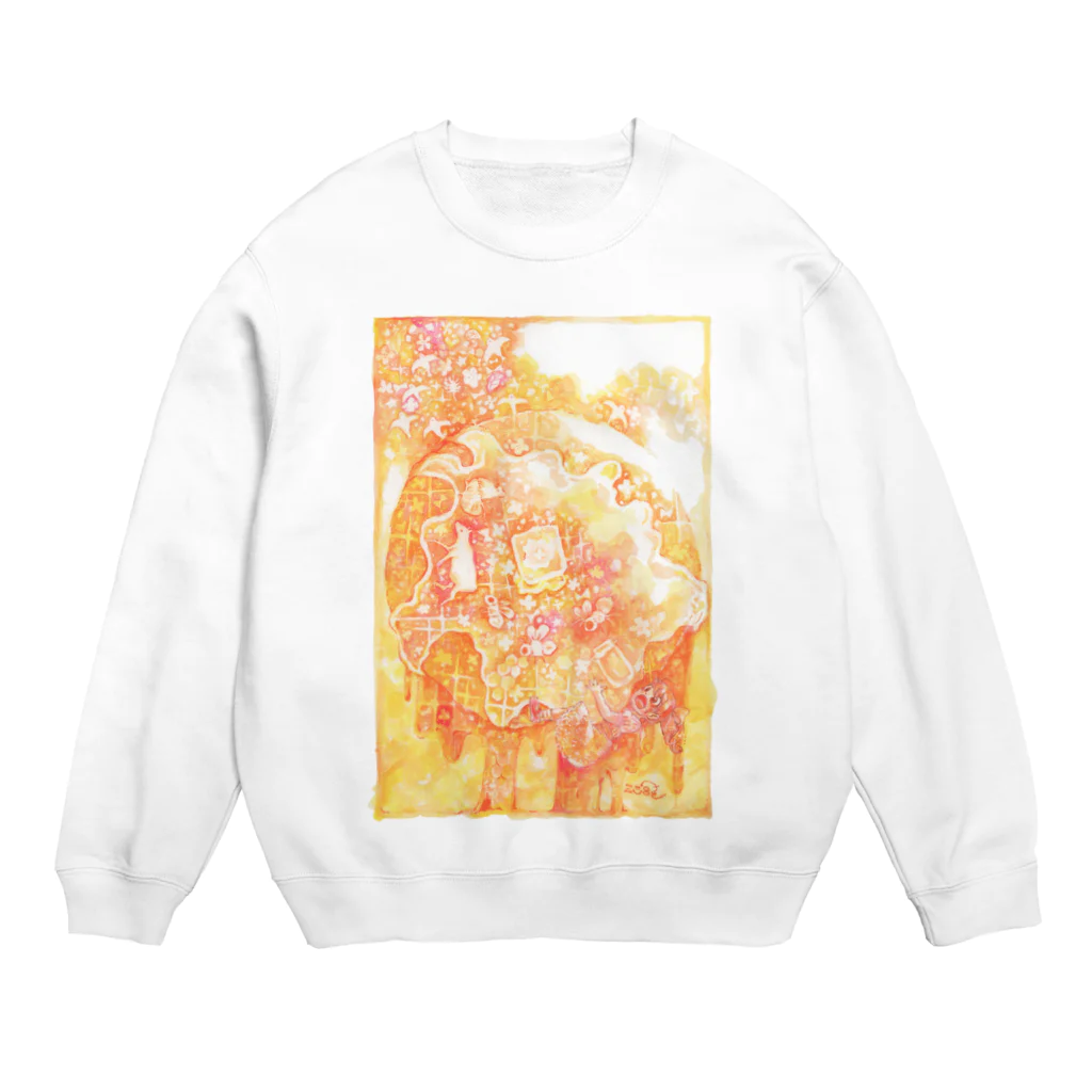 放課後屋のパンケーキたべたい！ Crew Neck Sweatshirt