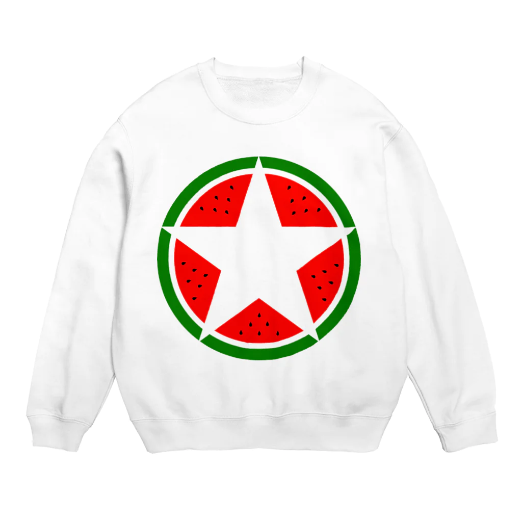 SuzutakaのSuica star Crew Neck Sweatshirt