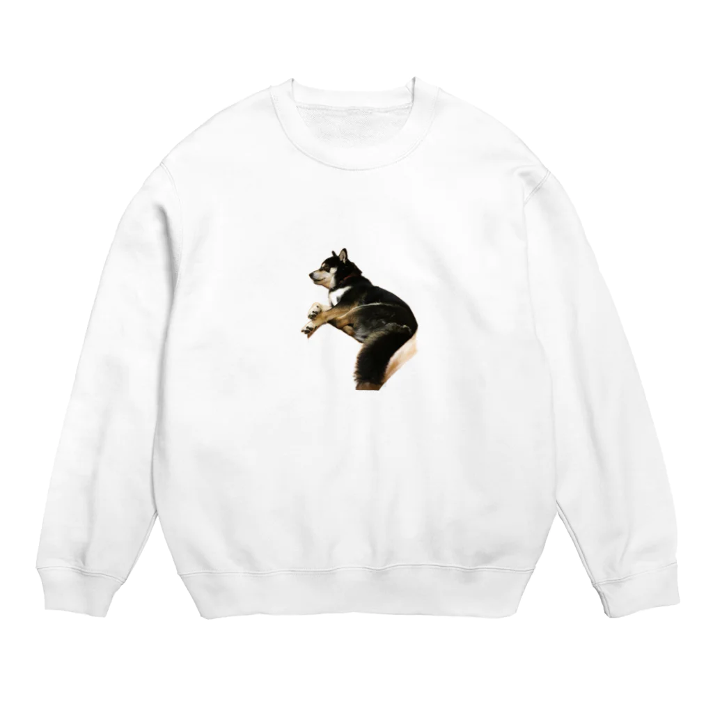 achahiの黒柴犬　ジョシーバ　癒し Crew Neck Sweatshirt