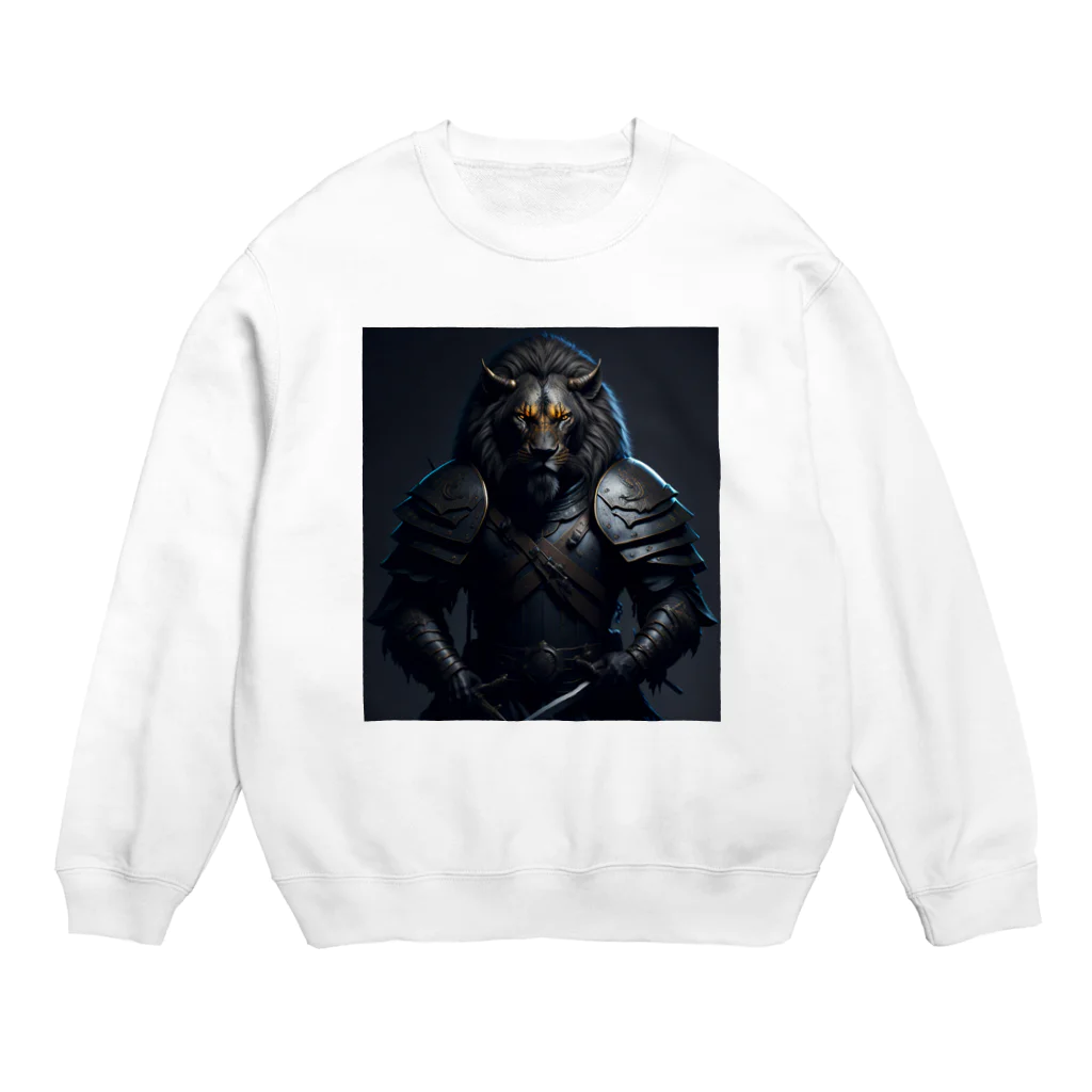 AI-assembleの百獣の王ライオン侍 Crew Neck Sweatshirt