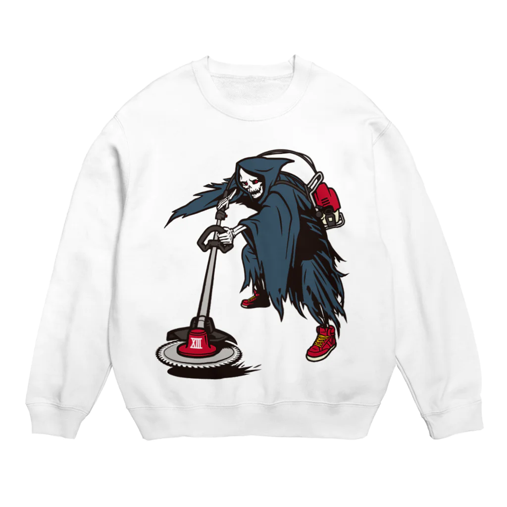 nikukoppuのthe latest Grim Reaper Crew Neck Sweatshirt