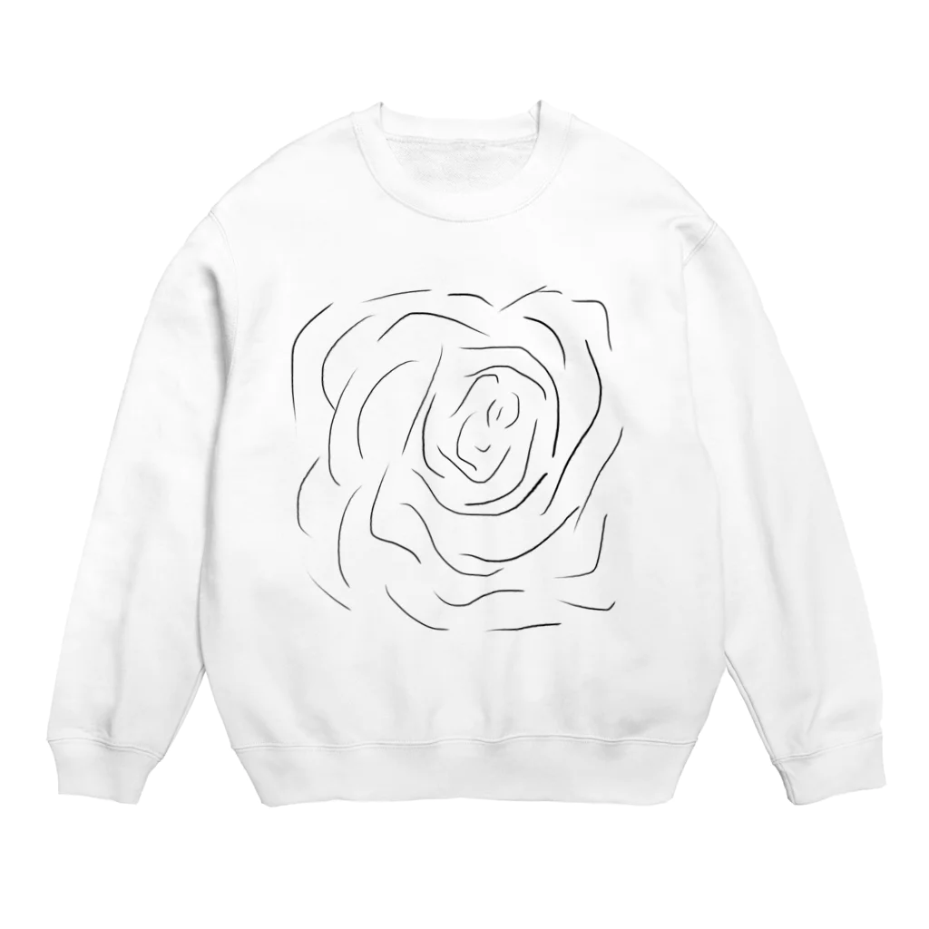 mitalasyのくしゃくしゃ Crew Neck Sweatshirt