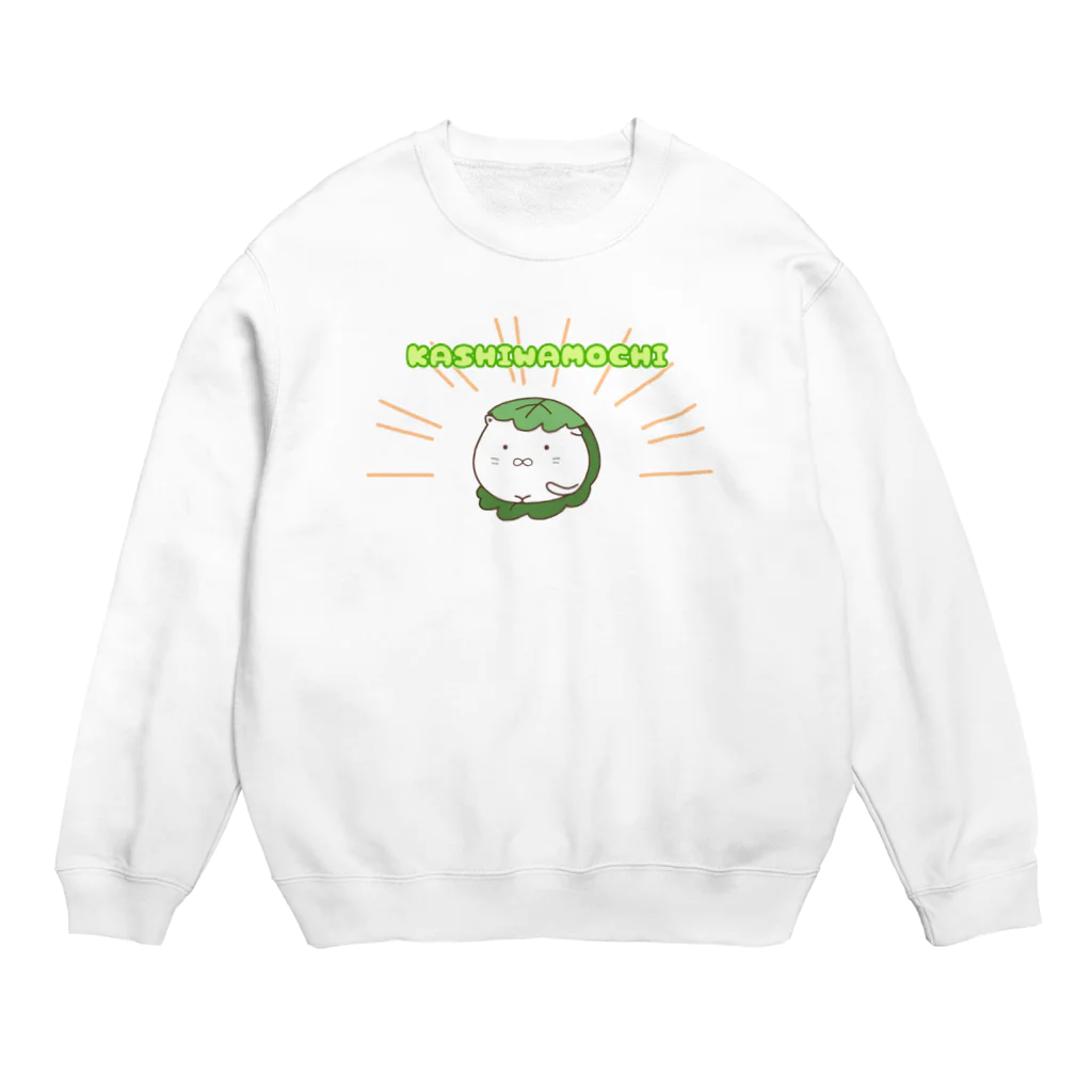 ねこふく茶屋のかしわねこ《Ｂ》 Crew Neck Sweatshirt