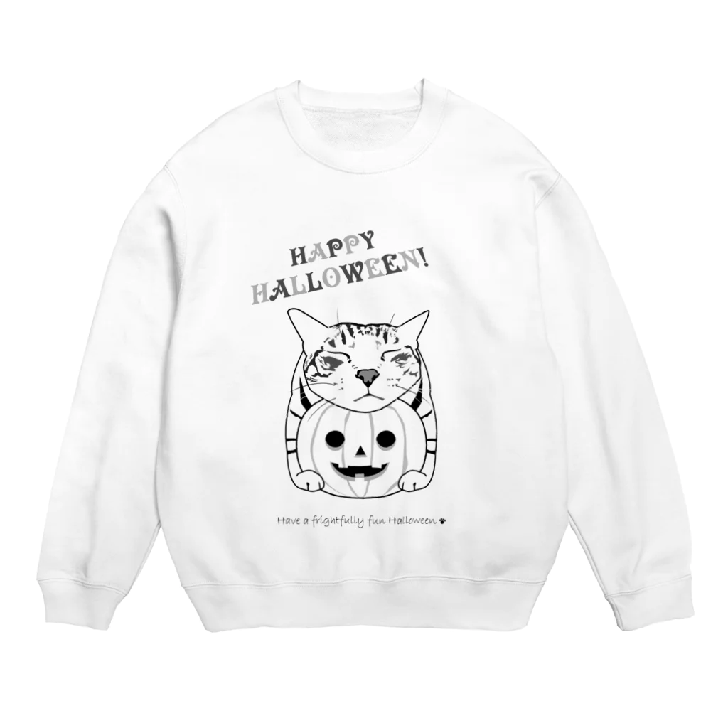 梅みんつのあごのせハロウィンたまき Crew Neck Sweatshirt