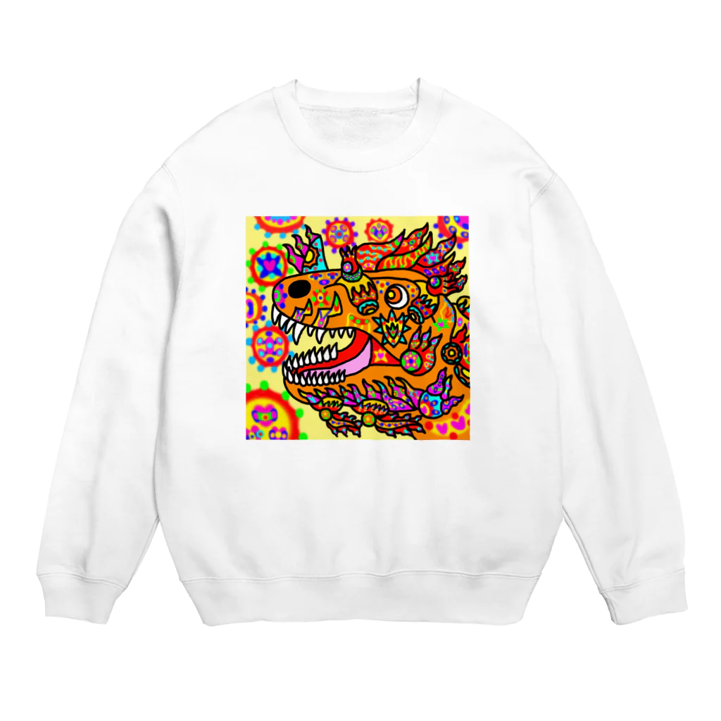 どりほぷの火属性の竜 Crew Neck Sweatshirt