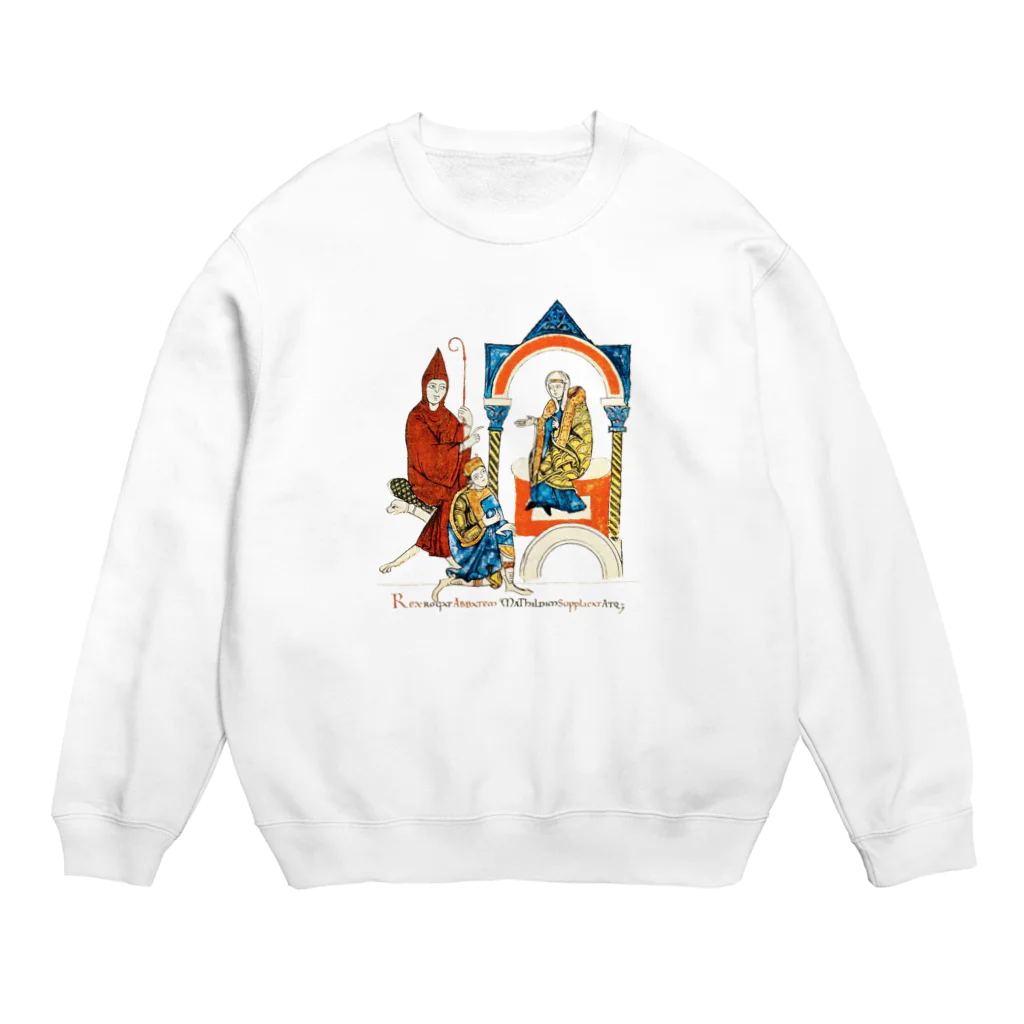 Nursery Rhymes  【アンティークデザインショップ】のカノッサの屈辱 Crew Neck Sweatshirt