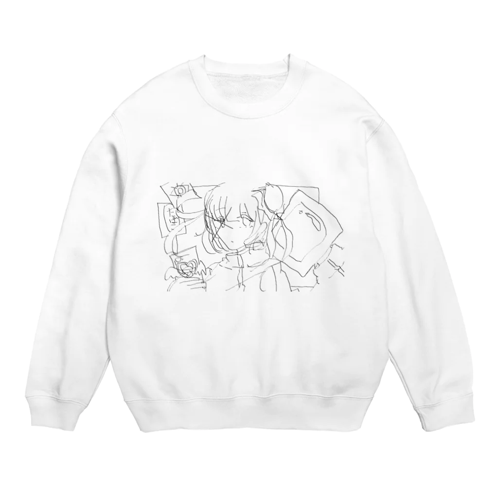 彗中ふゆうにふゆのうみ。のインスタント・チャイナシティへようこそ！ Crew Neck Sweatshirt