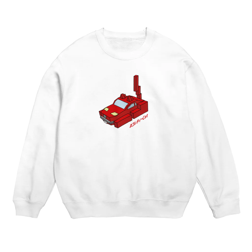 WAMPAKU WORKS のネコレディーC(at) Crew Neck Sweatshirt