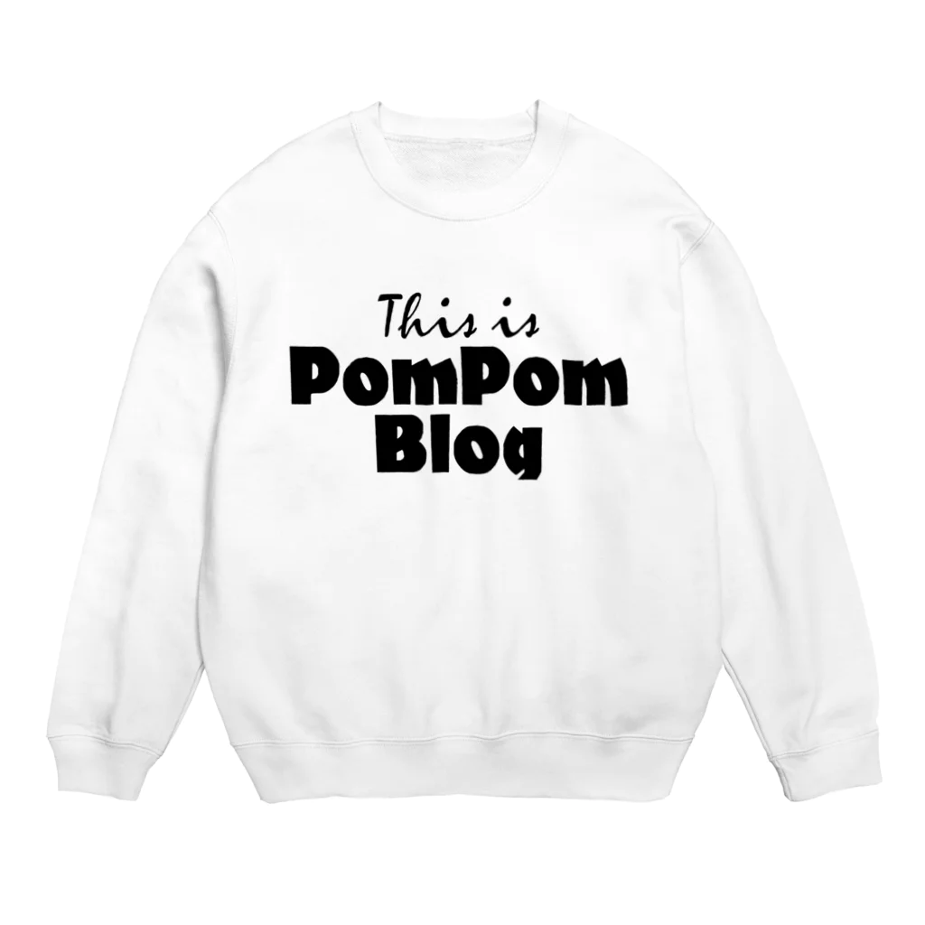 mf@PomPomBlogのMutant Pom Pom Blog Logo Crew Neck Sweatshirt