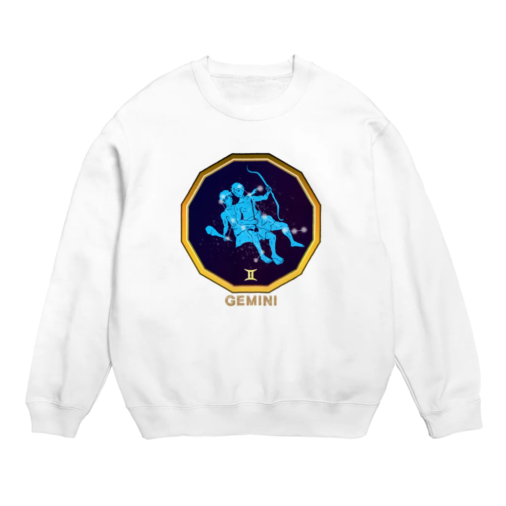 chicodeza by suzuriの双子座 Crew Neck Sweatshirt