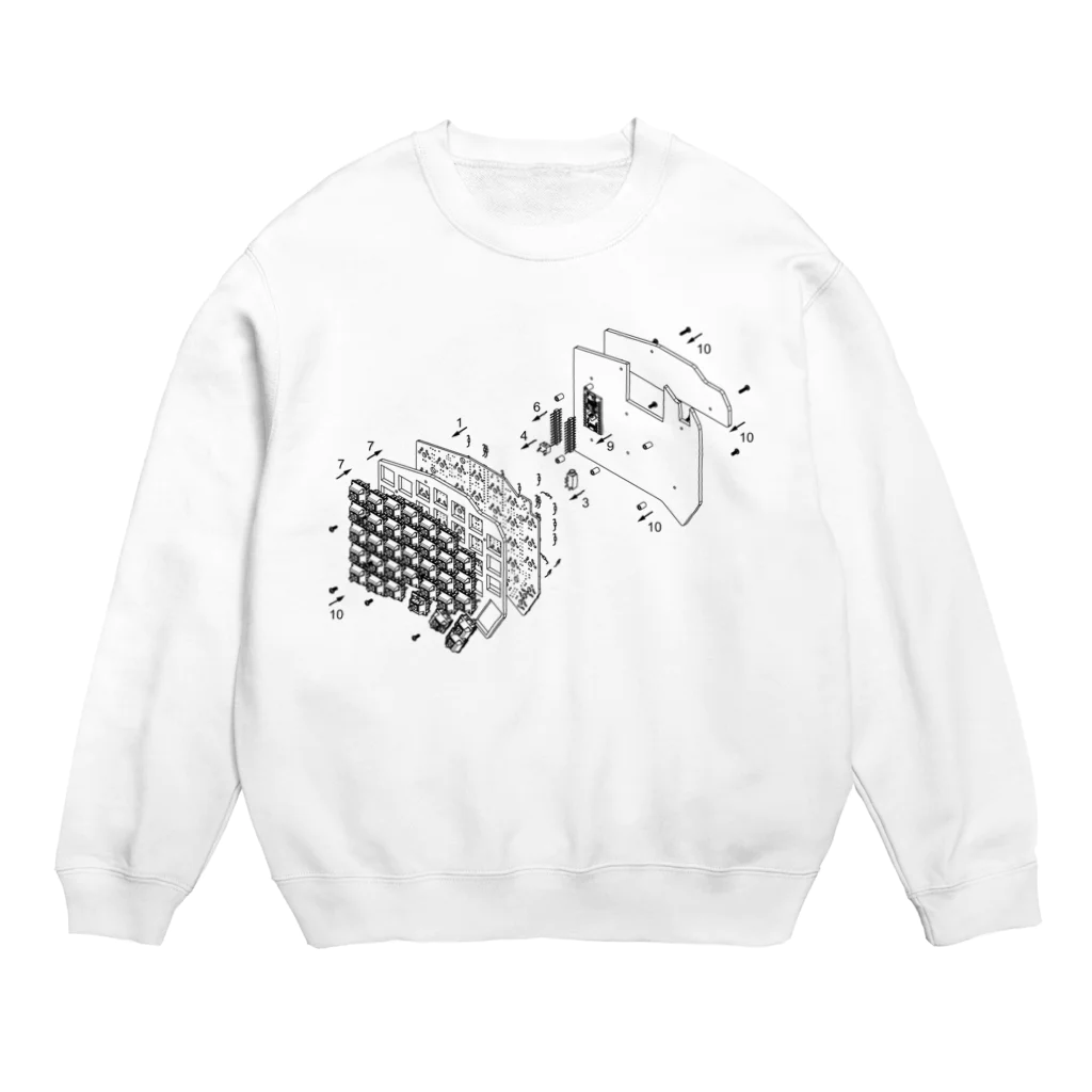 ダッシュ≡＝のErgoDash assembly Crew Neck Sweatshirt