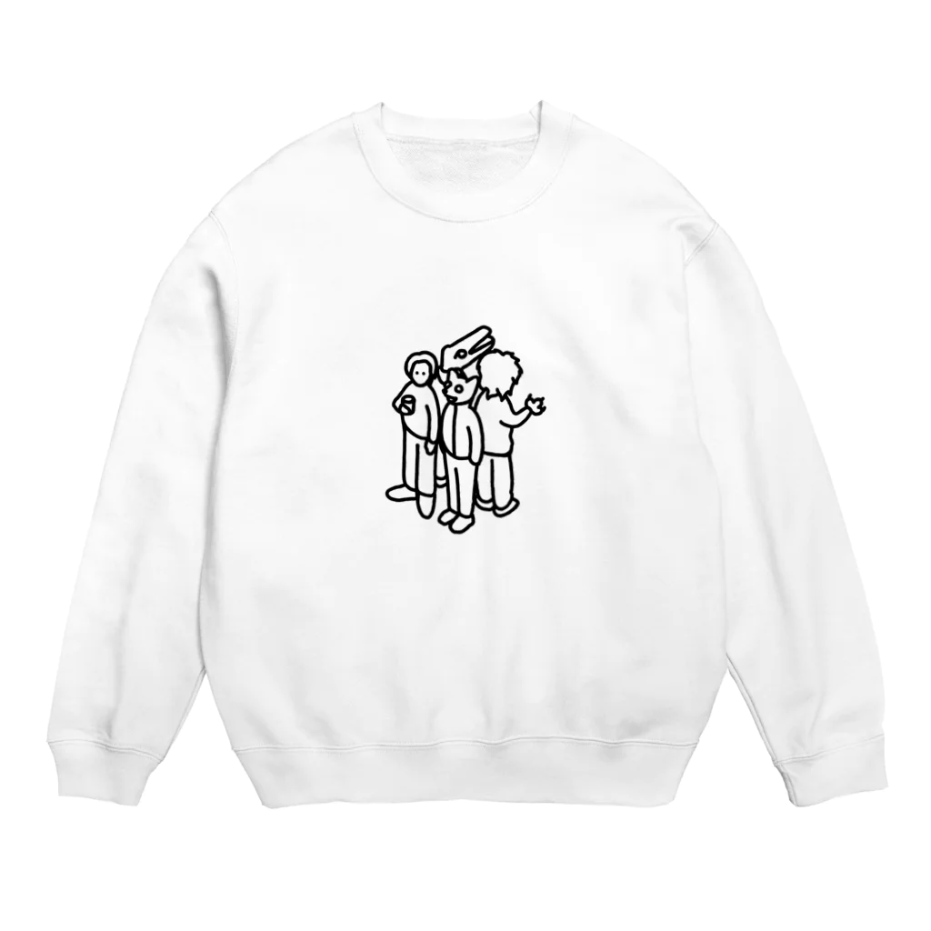 and helloのanimals Crew Neck Sweatshirt