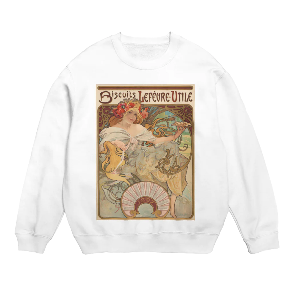 世界美術商店のルフェーヴル=ユティル・ビスケット / Biscuits Lefèvre-Utile Crew Neck Sweatshirt