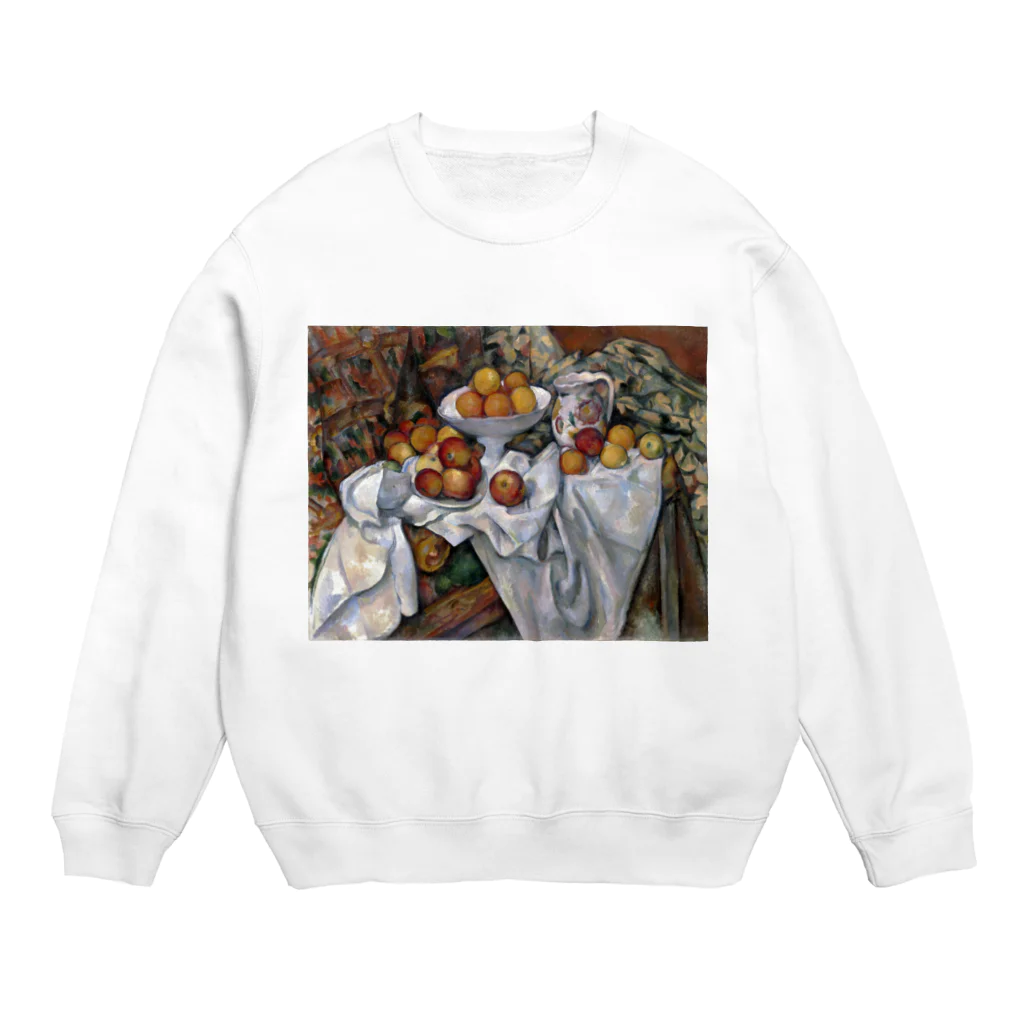 世界美術商店のリンゴとオレンジ / Apples and Oranges Crew Neck Sweatshirt