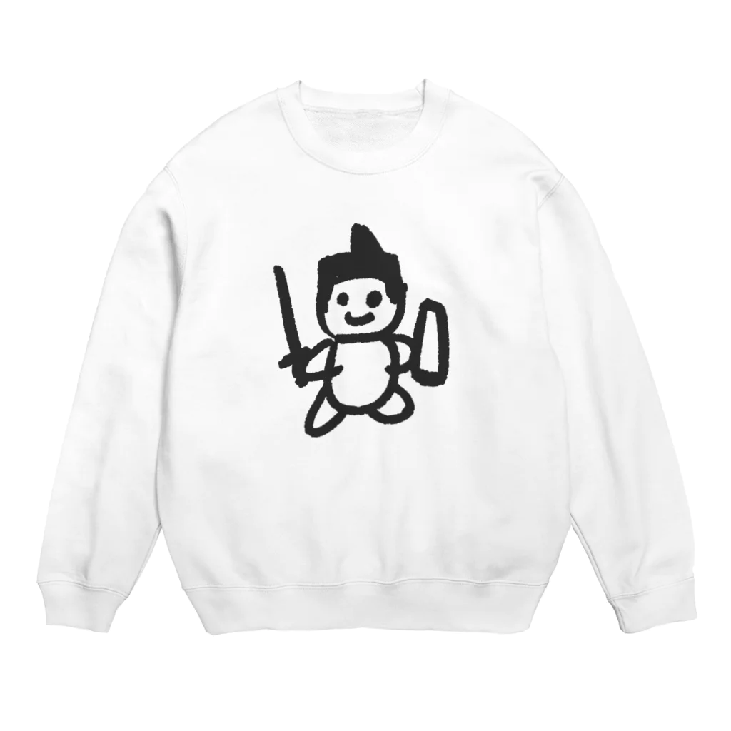 chicodeza by suzuriのただのゆうしゃ Crew Neck Sweatshirt