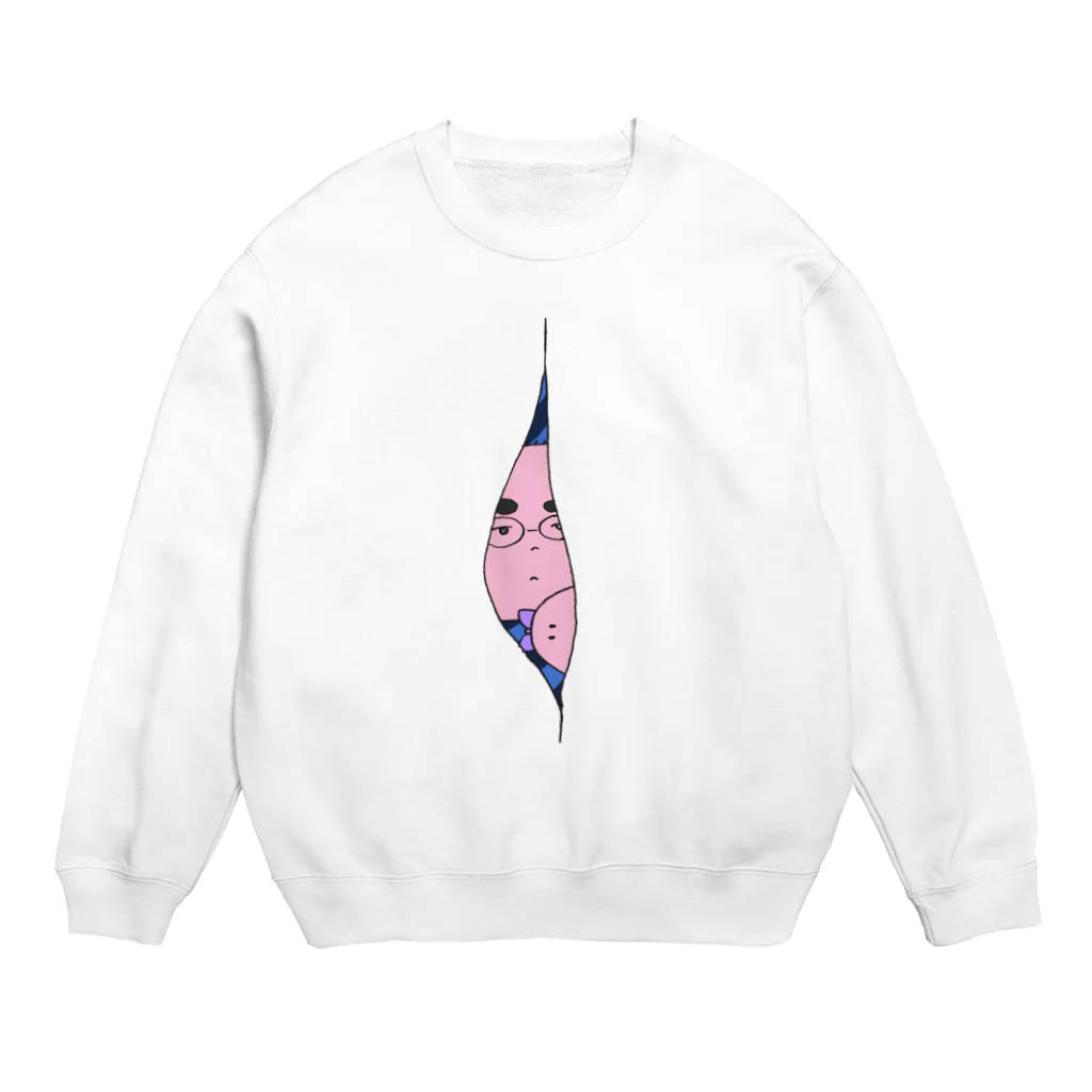 ぱくぱくショップの五次元ポケットプ二 Crew Neck Sweatshirt