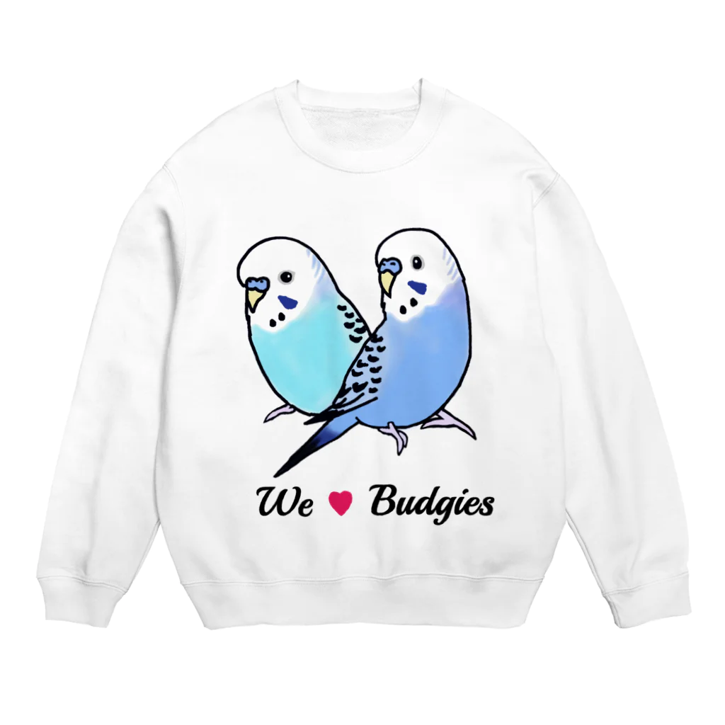 インコ絵描き☆masamiのWe ♡ Budgies (マンガバージョン） スウェット