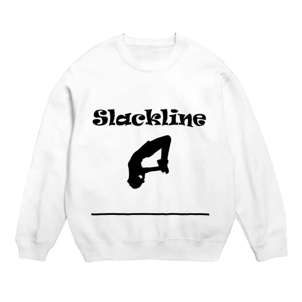 SLACKLINE HUB(スラックライン ハブ)のスラックライン(フリップ) Crew Neck Sweatshirt