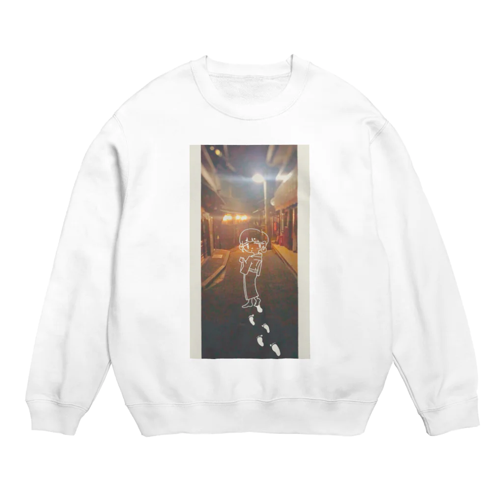 いのうえ あかねの痕。 Crew Neck Sweatshirt