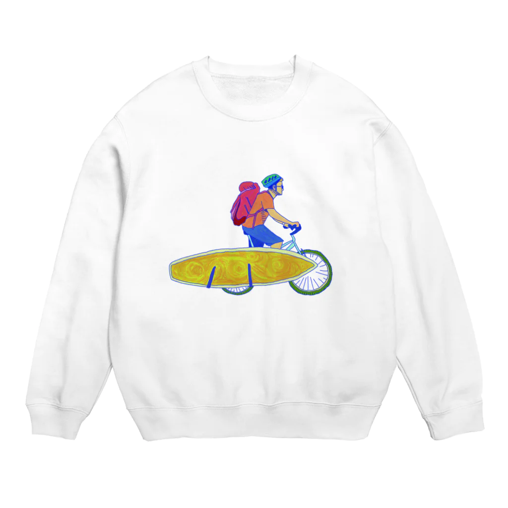 名無しのゴンベのsurfboy Crew Neck Sweatshirt