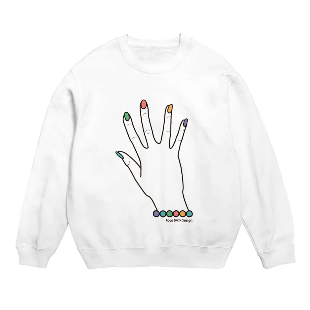 toco-tocoのパー Crew Neck Sweatshirt