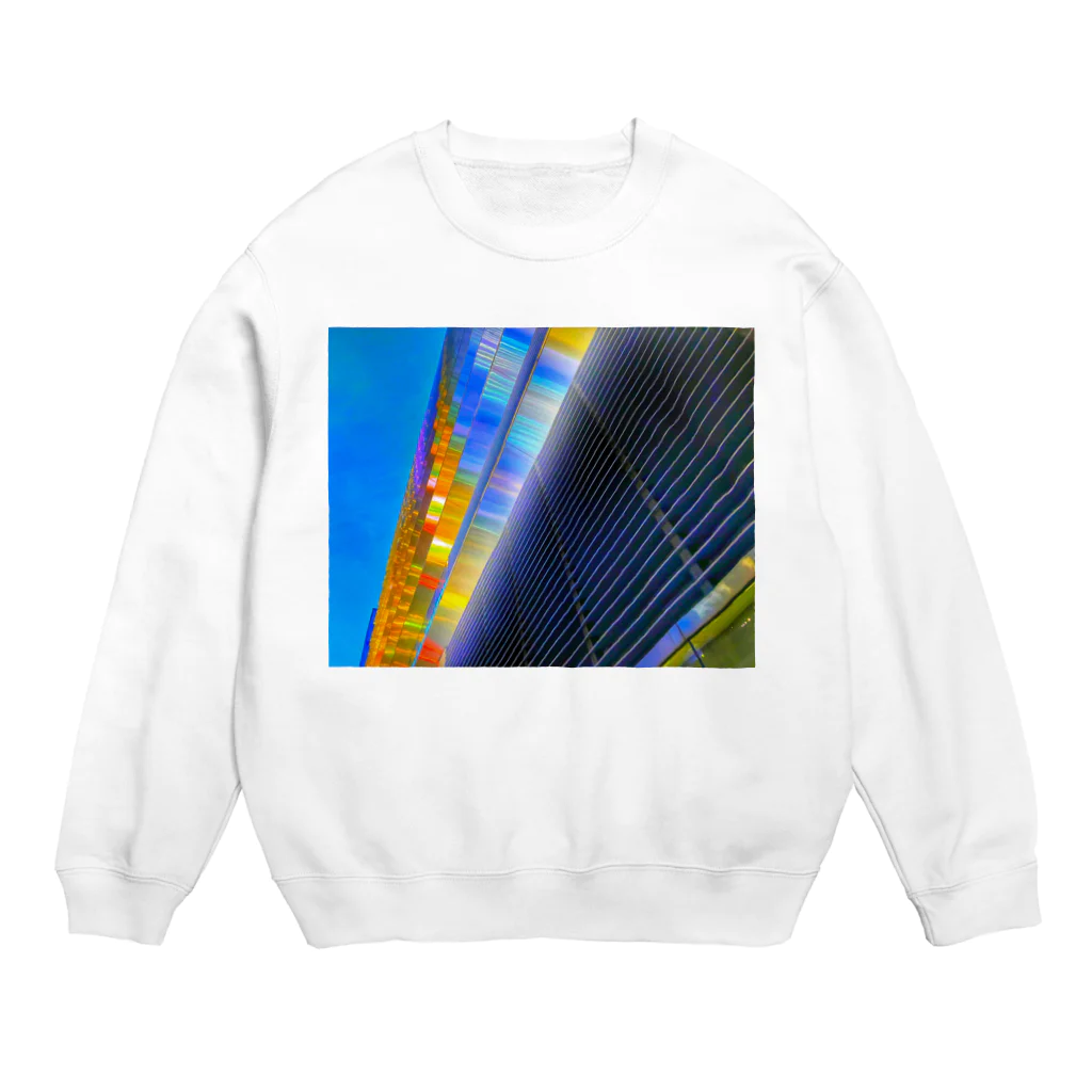 tokyo_a_wの中央区の空 Crew Neck Sweatshirt