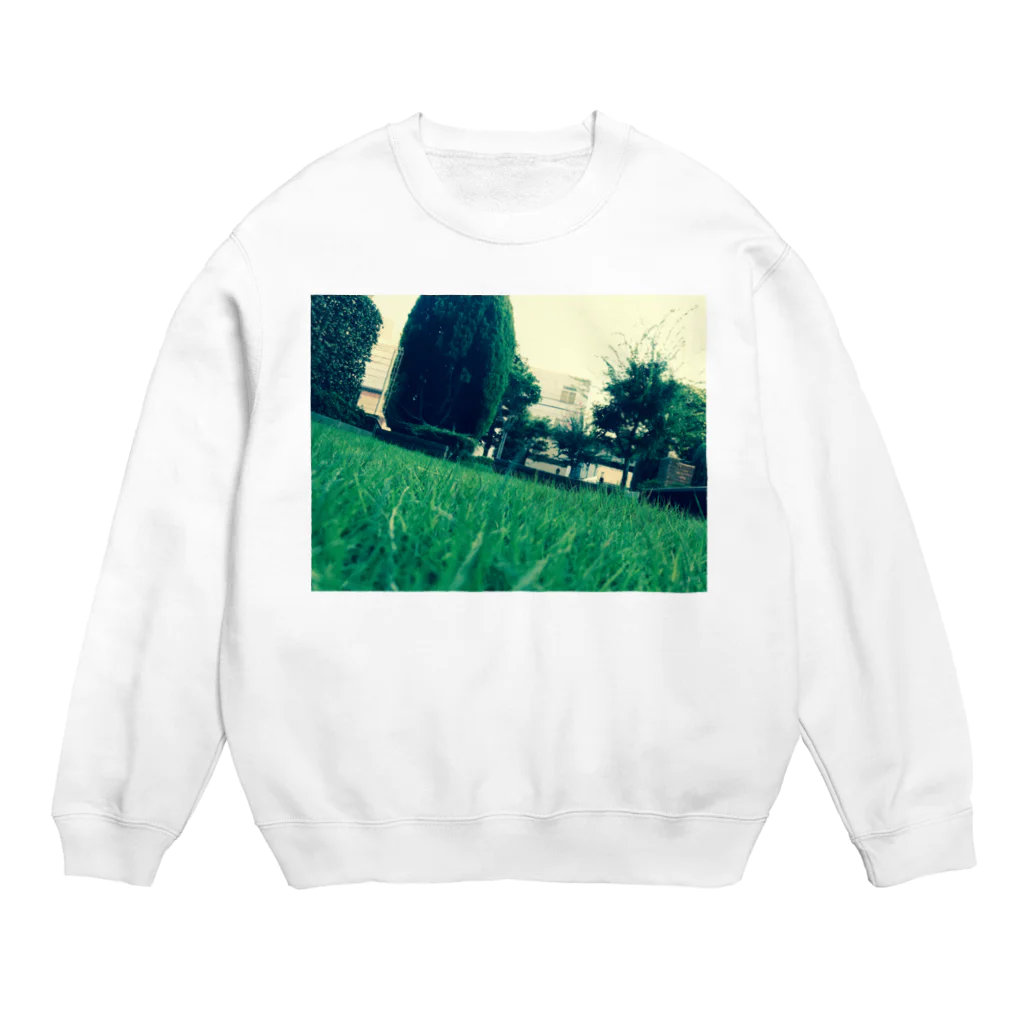 kin_love_terabeの緑緑町には緑 Crew Neck Sweatshirt