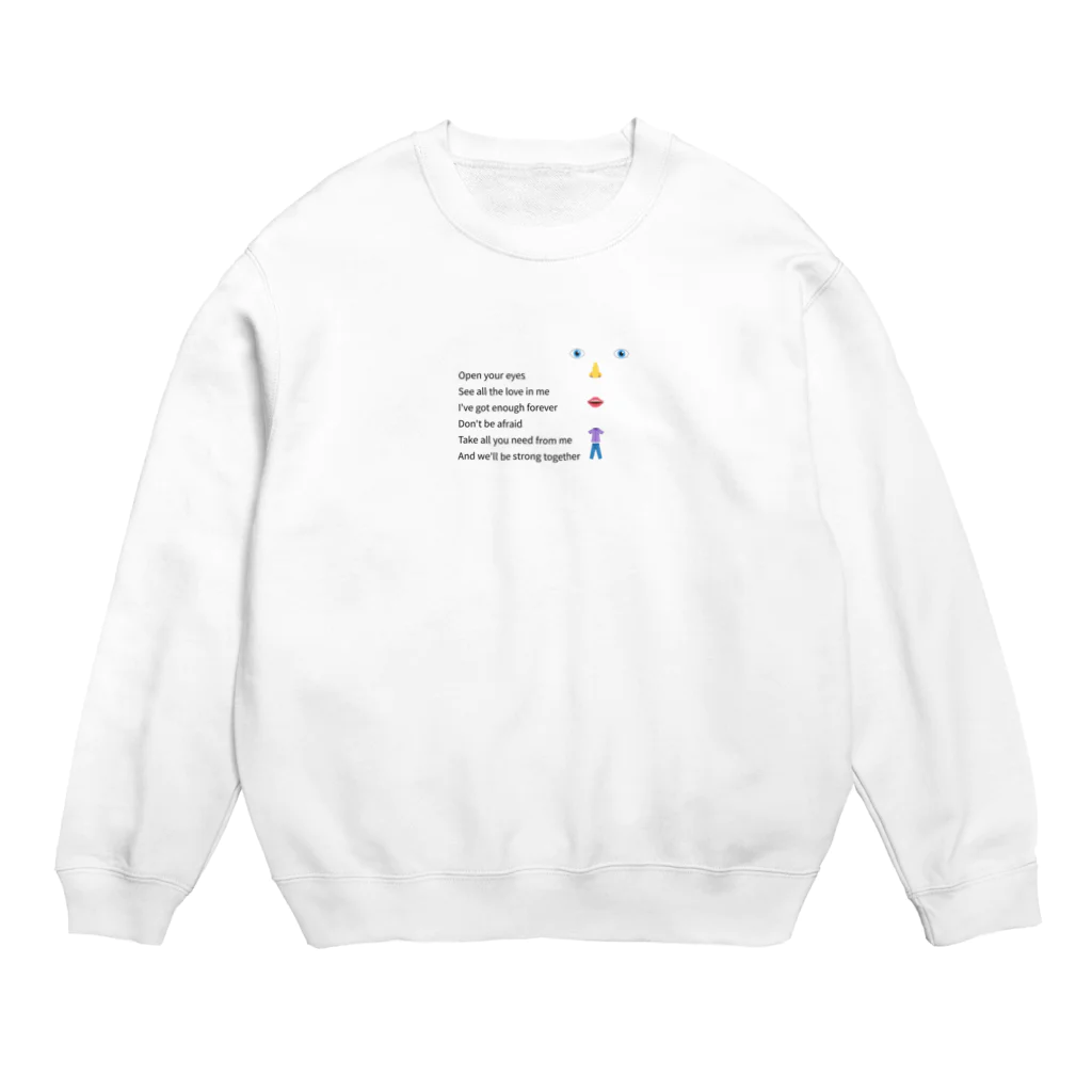 東北ハードコア情報局のEye Opener Man Crew Neck Sweatshirt