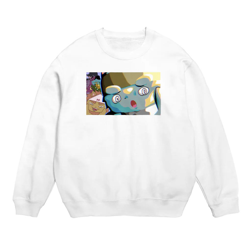 みけねこみつくにのキラキラやぼうのあにまるず！ Crew Neck Sweatshirt