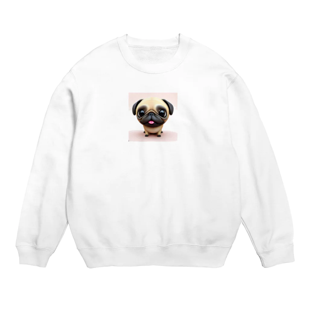 sweetsmailstudioの３D　ばぐ Crew Neck Sweatshirt