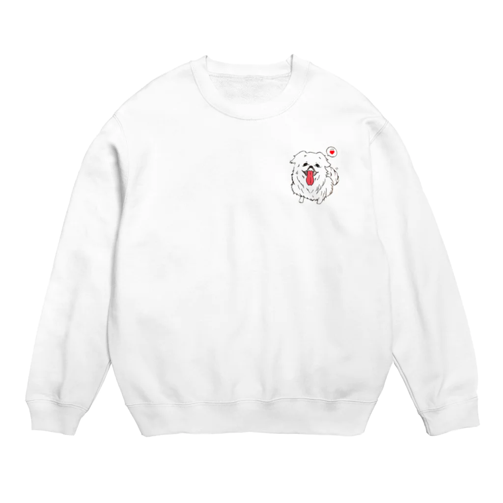 akasyaのペキポメ ましゅまろ 描いてみた Crew Neck Sweatshirt