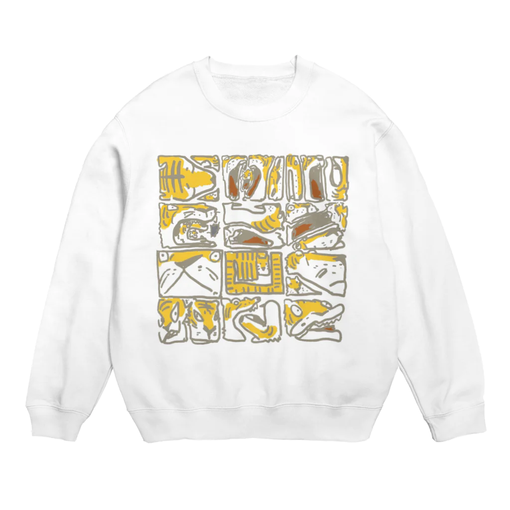 トラオレのトラの詰め合わせ Crew Neck Sweatshirt