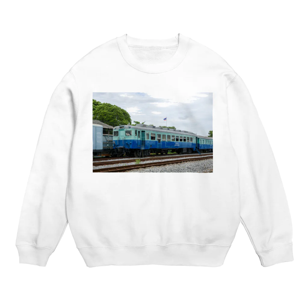 Second_Life_of_Railwaysの超貴重！タイ国鉄に残る現役のキハ５８系 Crew Neck Sweatshirt