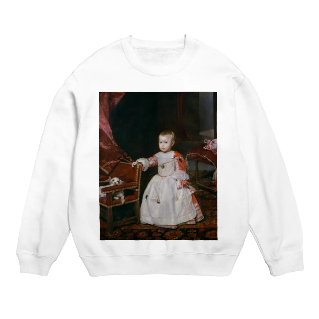 世界美術商店の皇太子フェリペ・プロスぺロの肖像 / Portrait of Prince Philip Prospero Crew Neck Sweatshirt