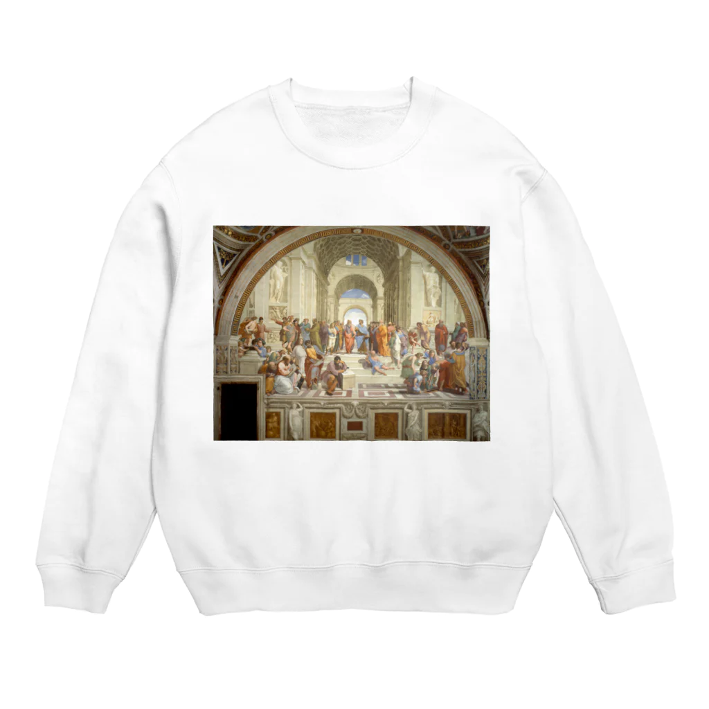 世界美術商店のアテナイの学堂 / The School of Athens Crew Neck Sweatshirt