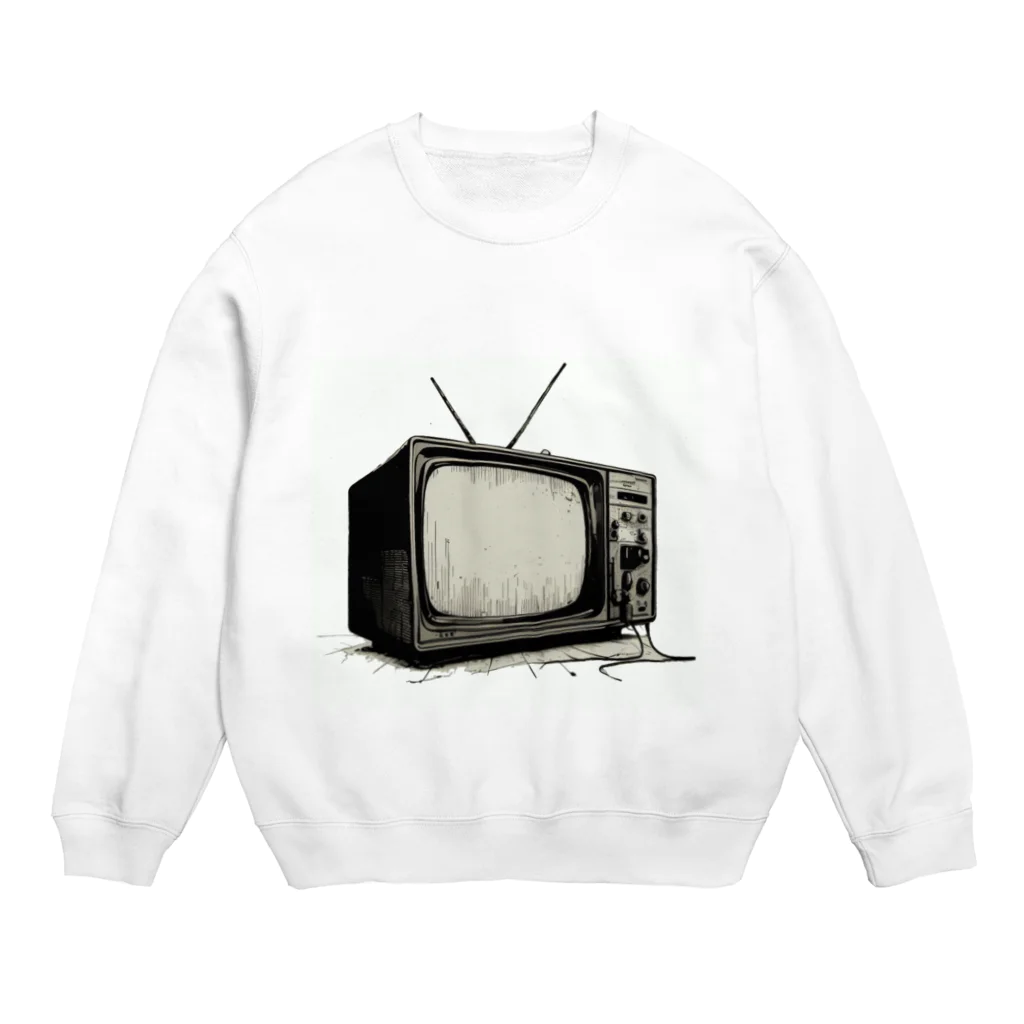 jamfish_goodiesの昭和テレビ Crew Neck Sweatshirt