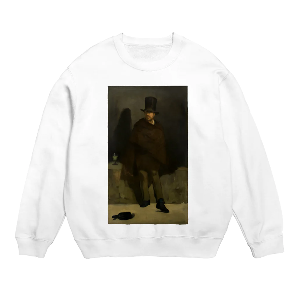 世界美術商店のアブサンを飲む男 / The Absinthe Drinker Crew Neck Sweatshirt