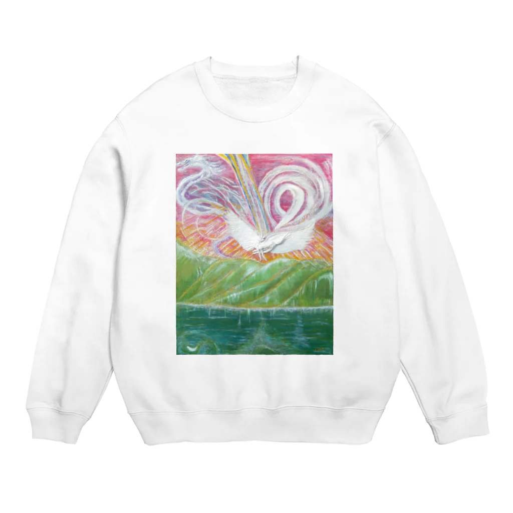 Dragon Galleryの虹を繋いで Crew Neck Sweatshirt