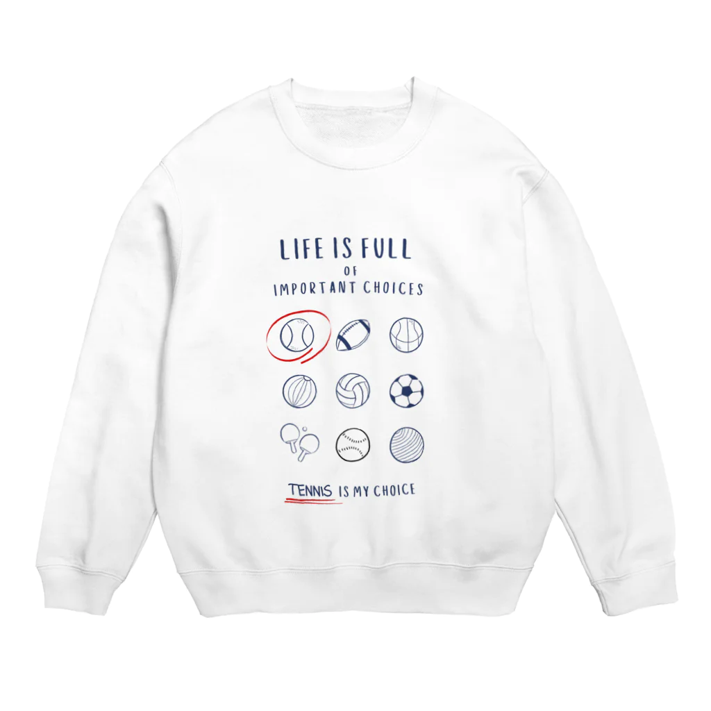 jamfish_goodiesのCHOICEテニス Crew Neck Sweatshirt