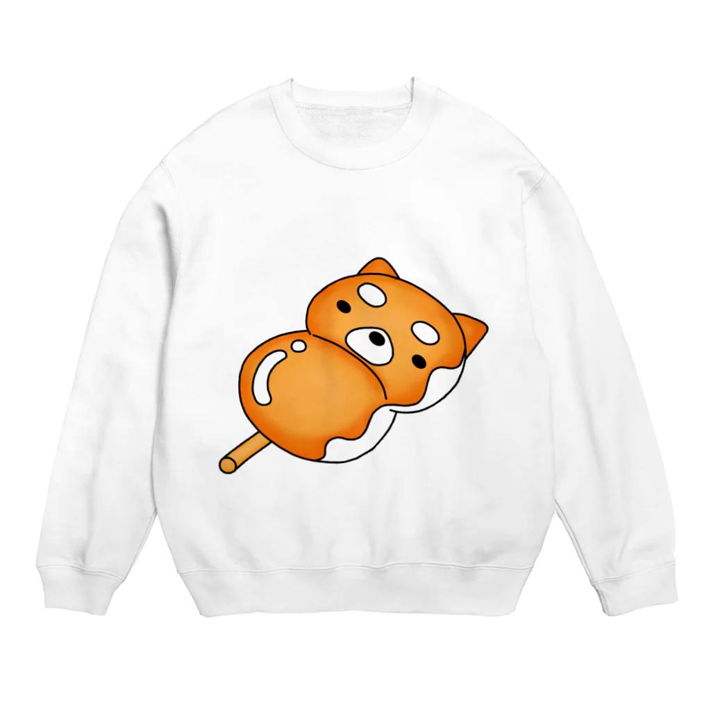 りきまるのみたらし団子柴犬 Crew Neck Sweatshirt