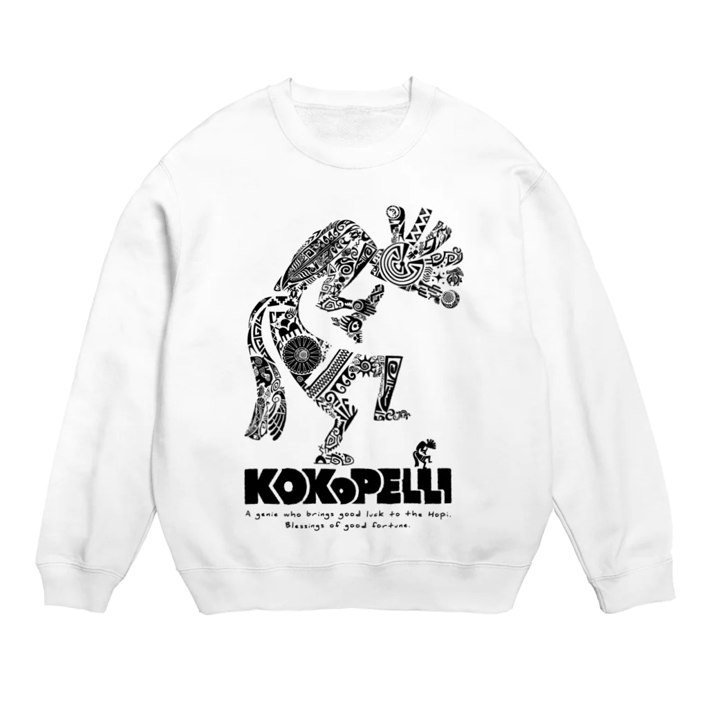 デザインスタジオ ODeKOのココペリ オリジナルTシャツ ByデザインスタジオODeKO Crew Neck Sweatshirt