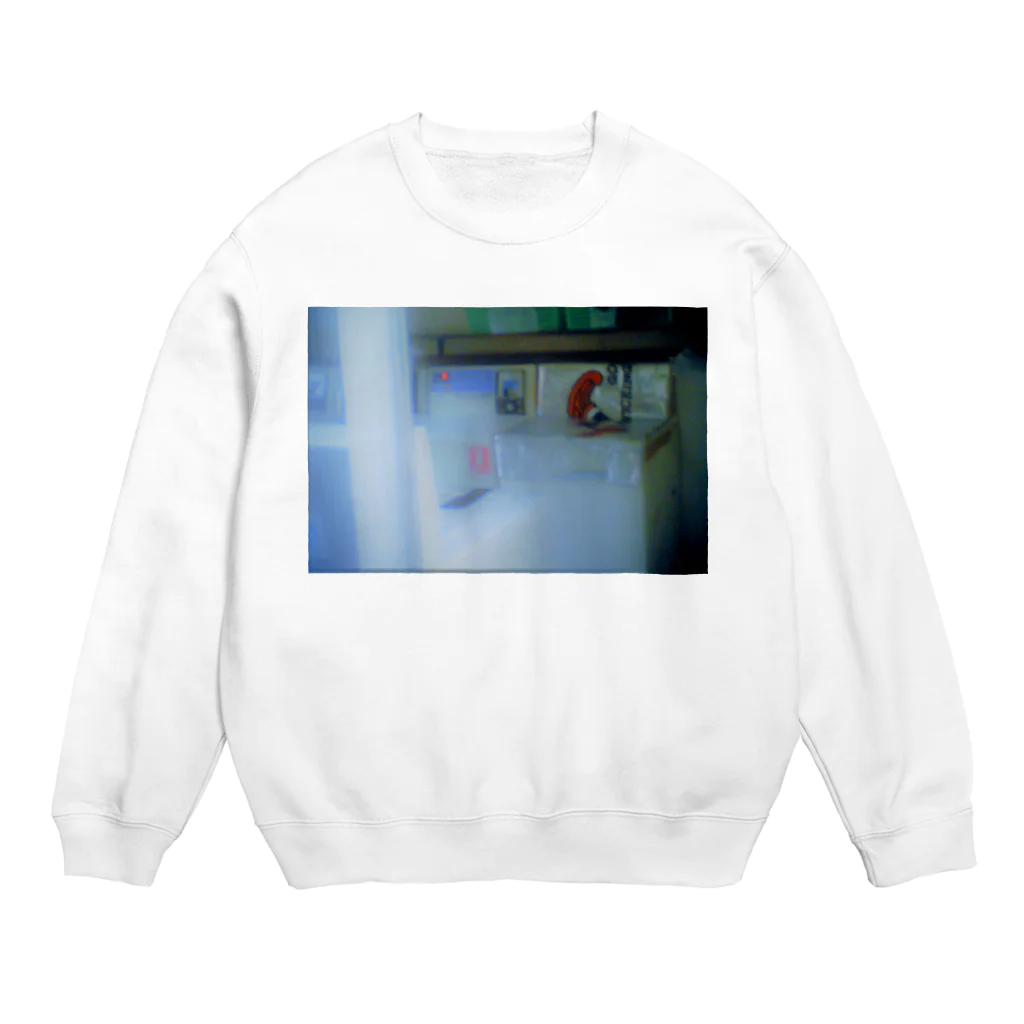 a n n aのコインランドリーの存在意義 Crew Neck Sweatshirt