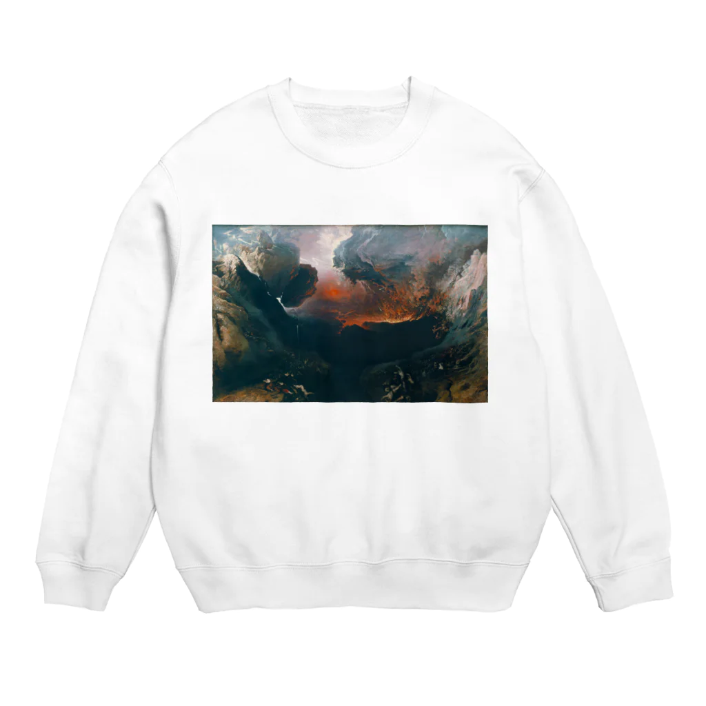 世界美術商店の神の大いなる怒りの日 / The Great Day of His Wrath Crew Neck Sweatshirt